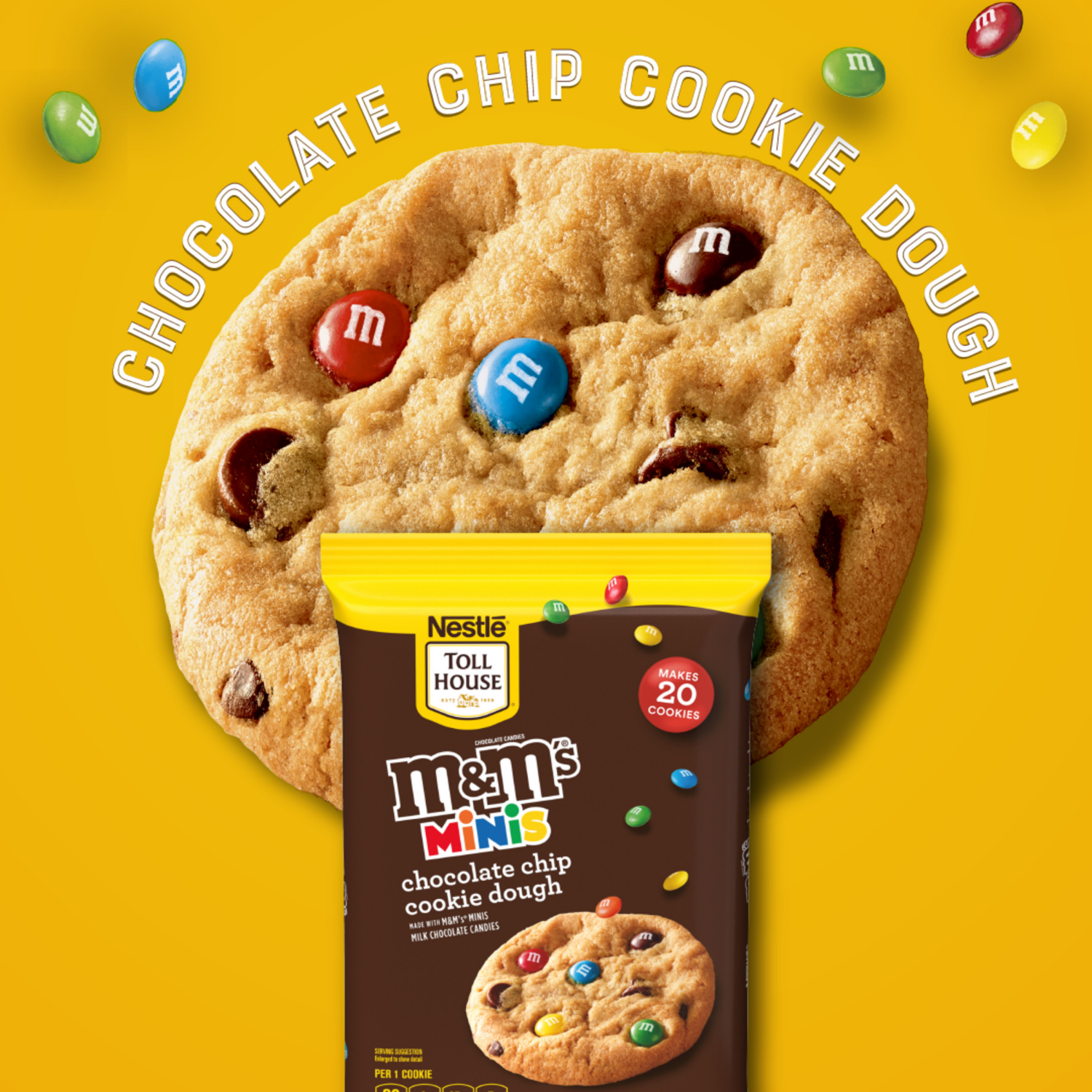 slide 7 of 7, Toll House M&M'S Minis Cookie Dough 14 oz., 14 oz
