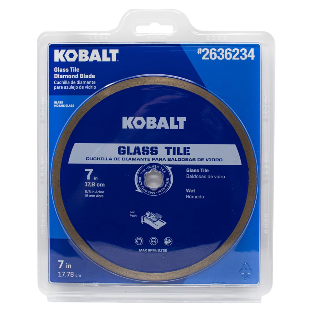 slide 4 of 6, Kobalt GL07 7-in Wet Continuous Rim Diamond Saw Blade, 1 ct