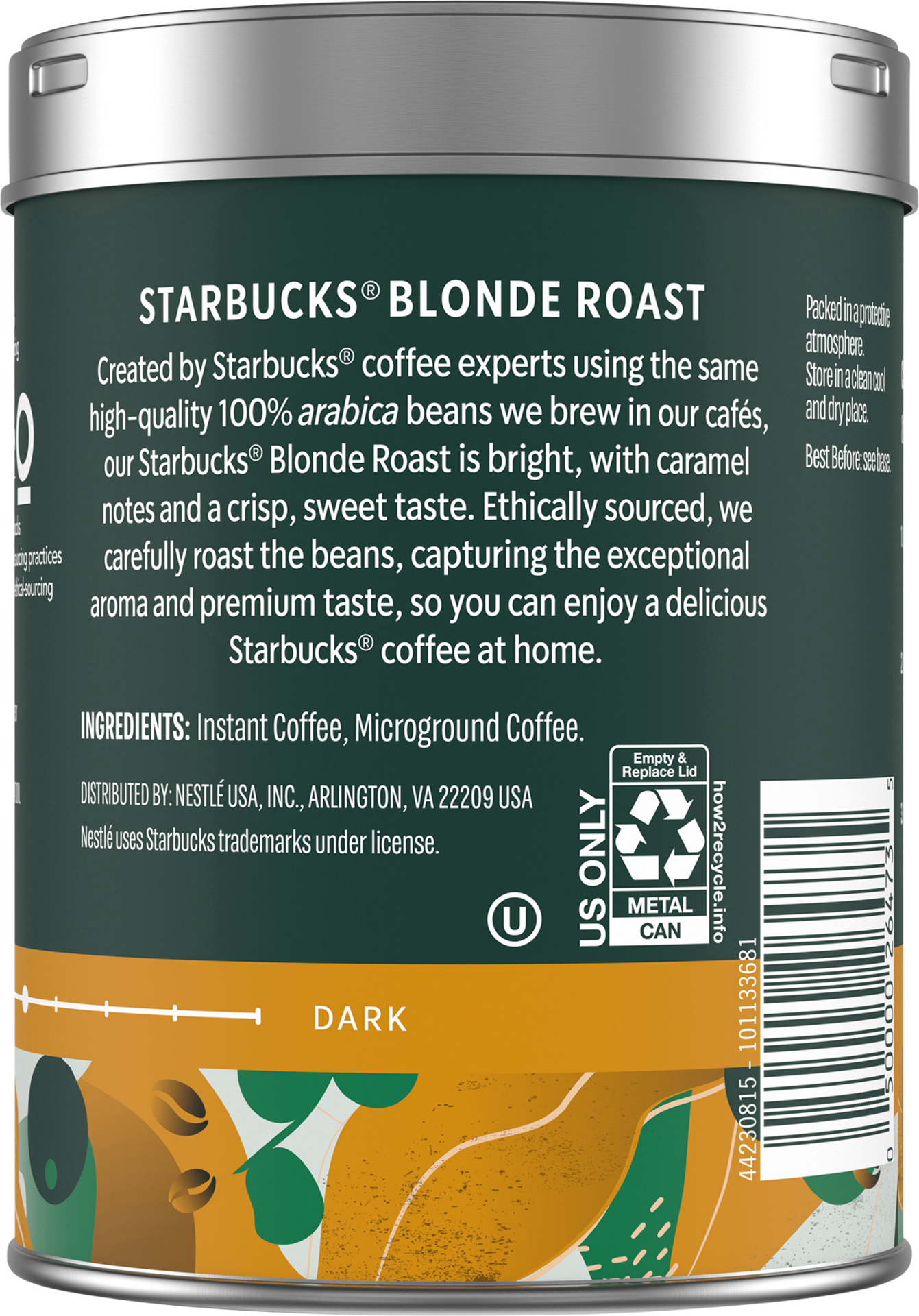 slide 2 of 2, Starbucks Premium Instant Coffee — Medium Roast — 100% Arabica — 1 Tin (up to 40 cups), 3.17 oz