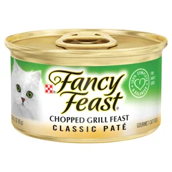 Fancy Feast Purina Fancy Feast Chopped Grill Feast Classic Wet Cat Food Pate - 3 oz. Can