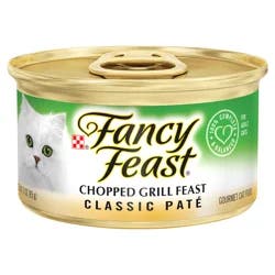 Fancy Feast Purina Fancy Feast Chopped Grill Feast Classic Wet Cat Food Pate - 3 oz. Can