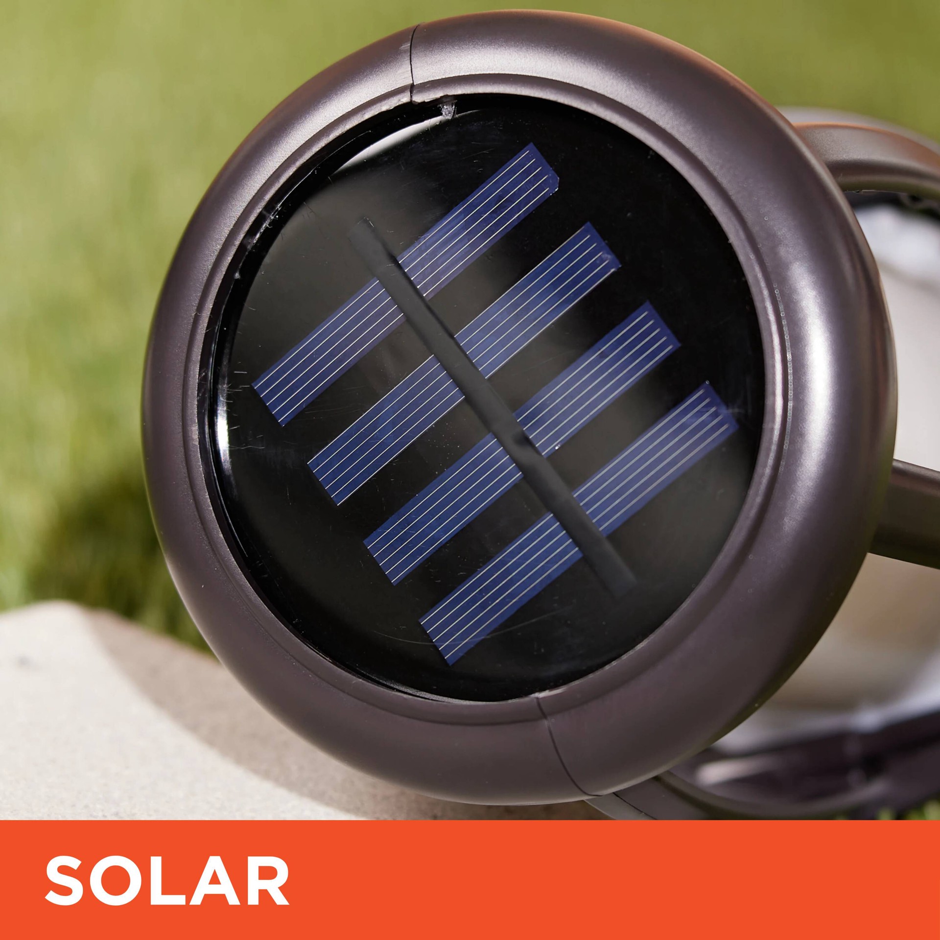 slide 3 of 6, Harbor Breeze Flicker Flame 8 -Lumens 0.24 -Watt Bronze Solar LED Outdoor Path Light ( 2000-K ), 1 ct