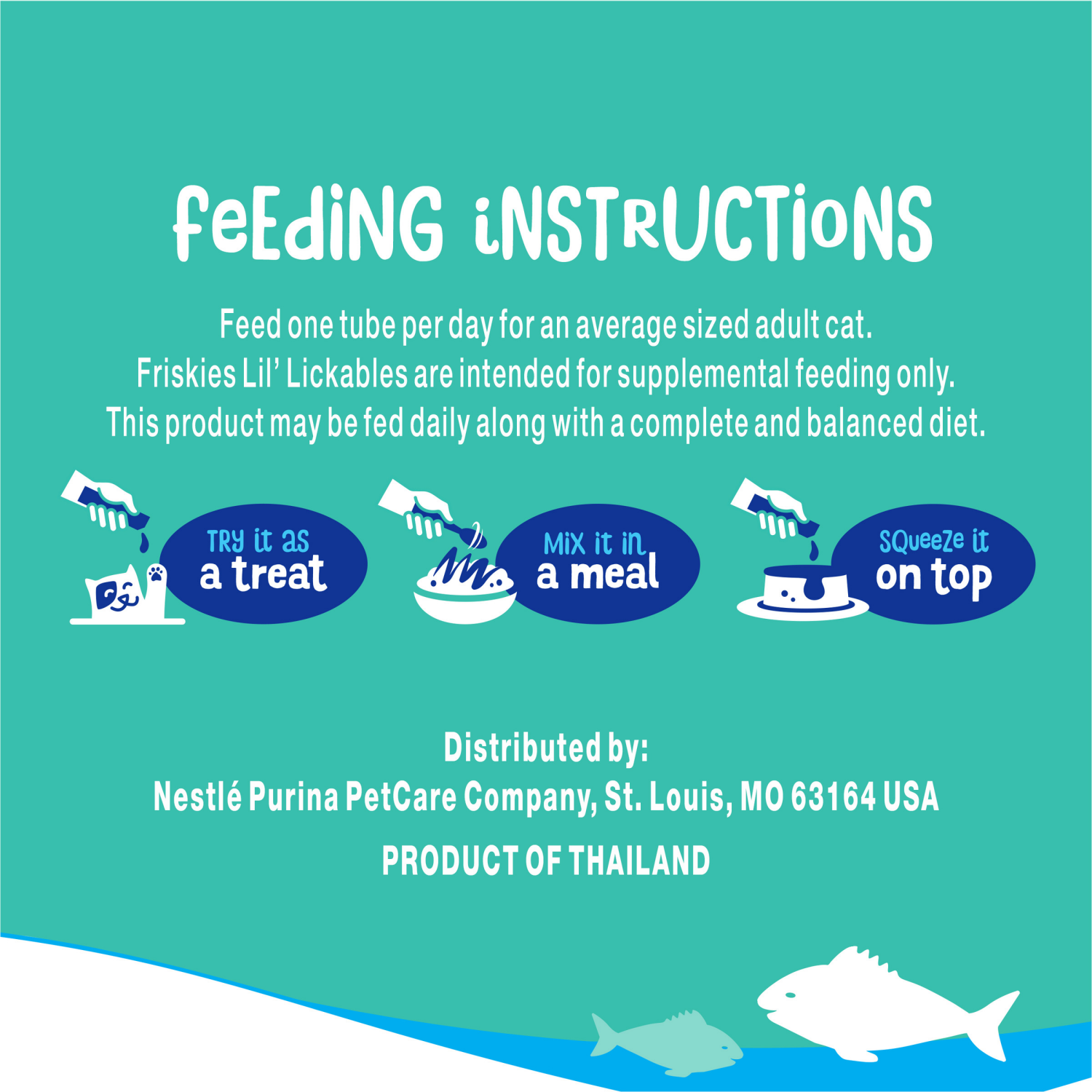 slide 8 of 8, Purina Friskies lil'' Lickables With Ocean Whitefish Lickable Cat Treats, 2 oz