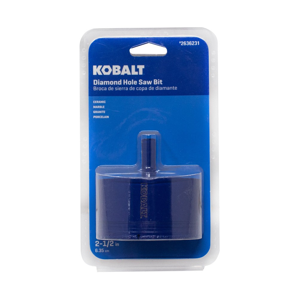 slide 6 of 6, Kobalt 2-1/2-in Wet/Dry Diamond Core Drill Bit for Stone, 1 ct