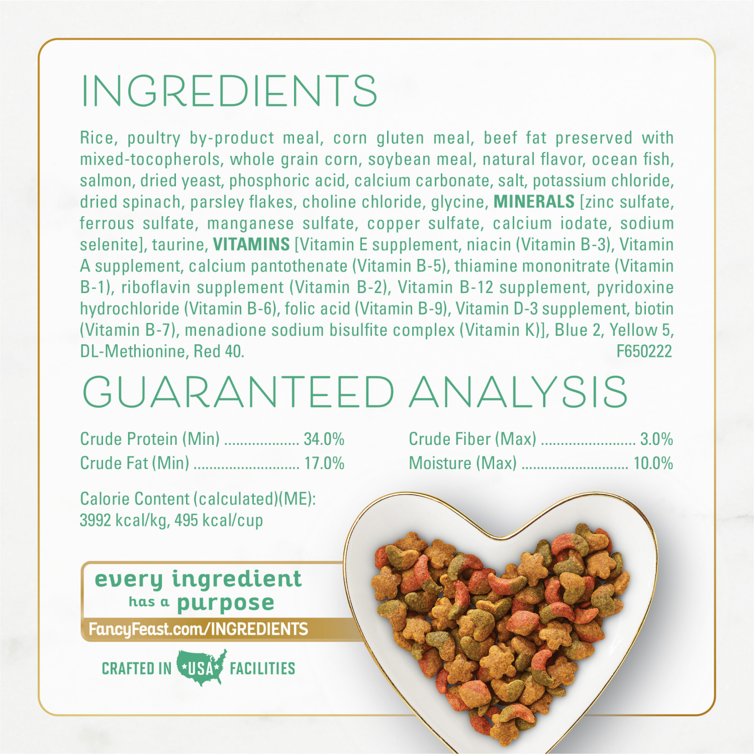 slide 5 of 8, Fancy Feast Purina Fancy Feast Dry Cat Food With Ocean Fish and Salmon - 16 oz. Bag, 16 oz