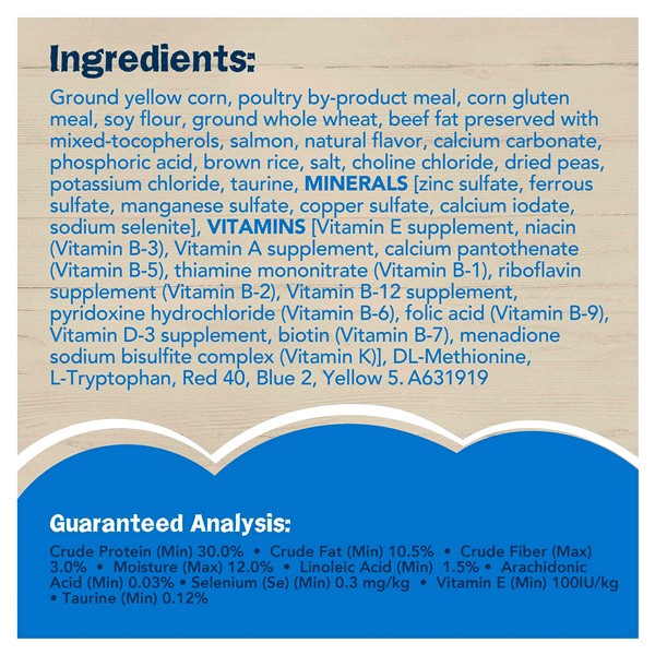 slide 3 of 29, Friskies Dry Cat Food Purina Friskies Ocean Favorites With Natural Salmon Dry Cat Food, 16 lb