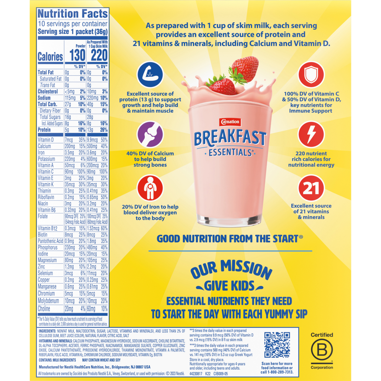 slide 2 of 6, Carnation Nutritional Drink 10 ea, 10 ct