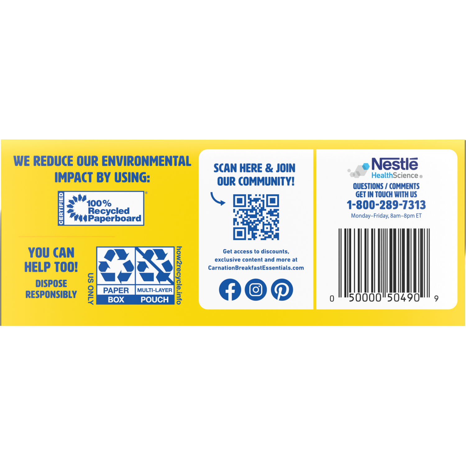 slide 3 of 6, Carnation Nutritional Drink 10 ea, 10 ct