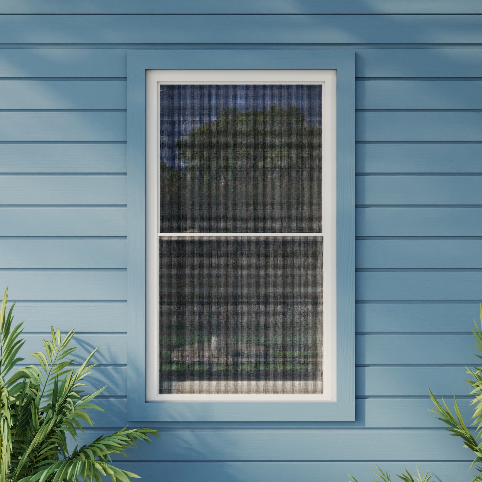 slide 5 of 6, United Window & Door PRO Series 35-1/2-in x 59-1/2-in White Exterior White Interior Vinyl New construction Double Hung Window Low-E argon Double Pane Glass (Full Screen Included), 1 ct