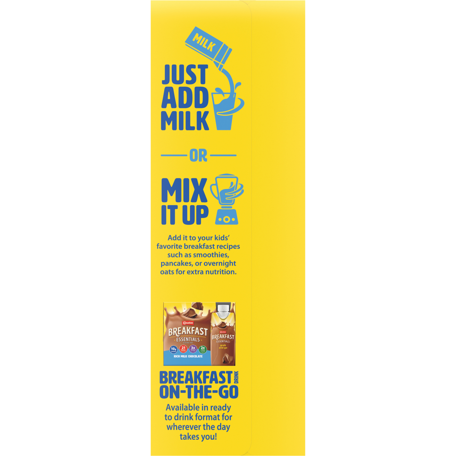 slide 4 of 6, Carnation Breakfast Essentials Powder Nutritional Shake Drink Mix Packets, Rich Milk Chocolate, 10 Count, 1.26 oz