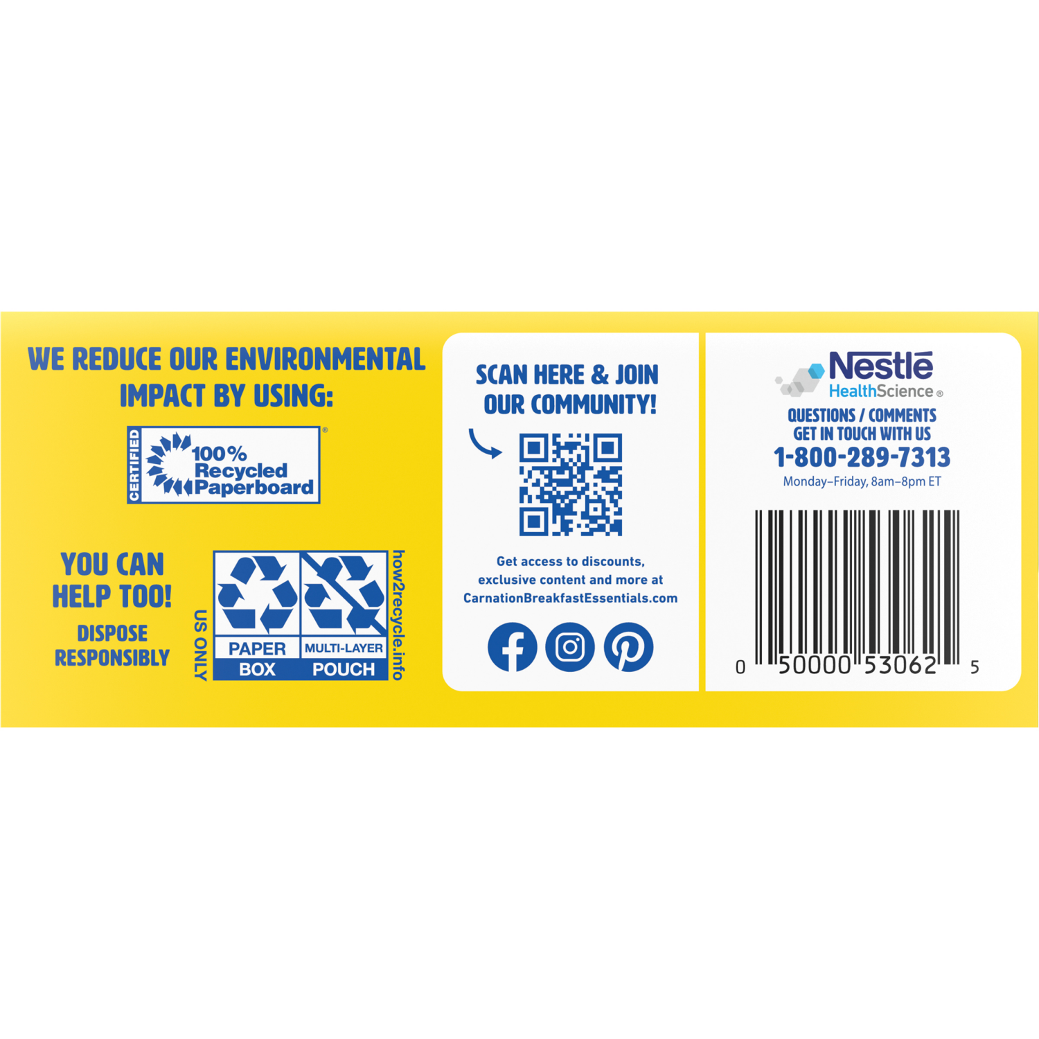 slide 3 of 6, Carnation Breakfast Essentials Classic French Vanilla Nutritional Drink Mix 10-1.26 oz Packets, 10 ct