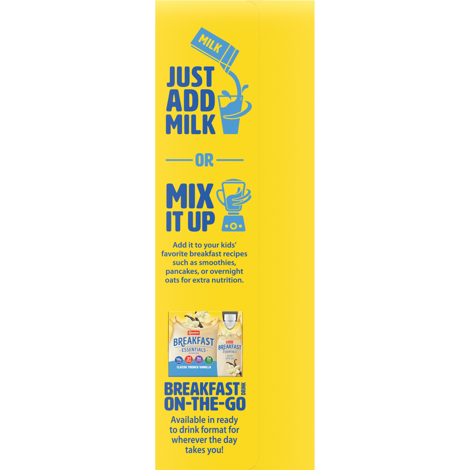 slide 4 of 6, Carnation Breakfast Essentials Classic French Vanilla Nutritional Drink Mix 10-1.26 oz Packets, 10 ct