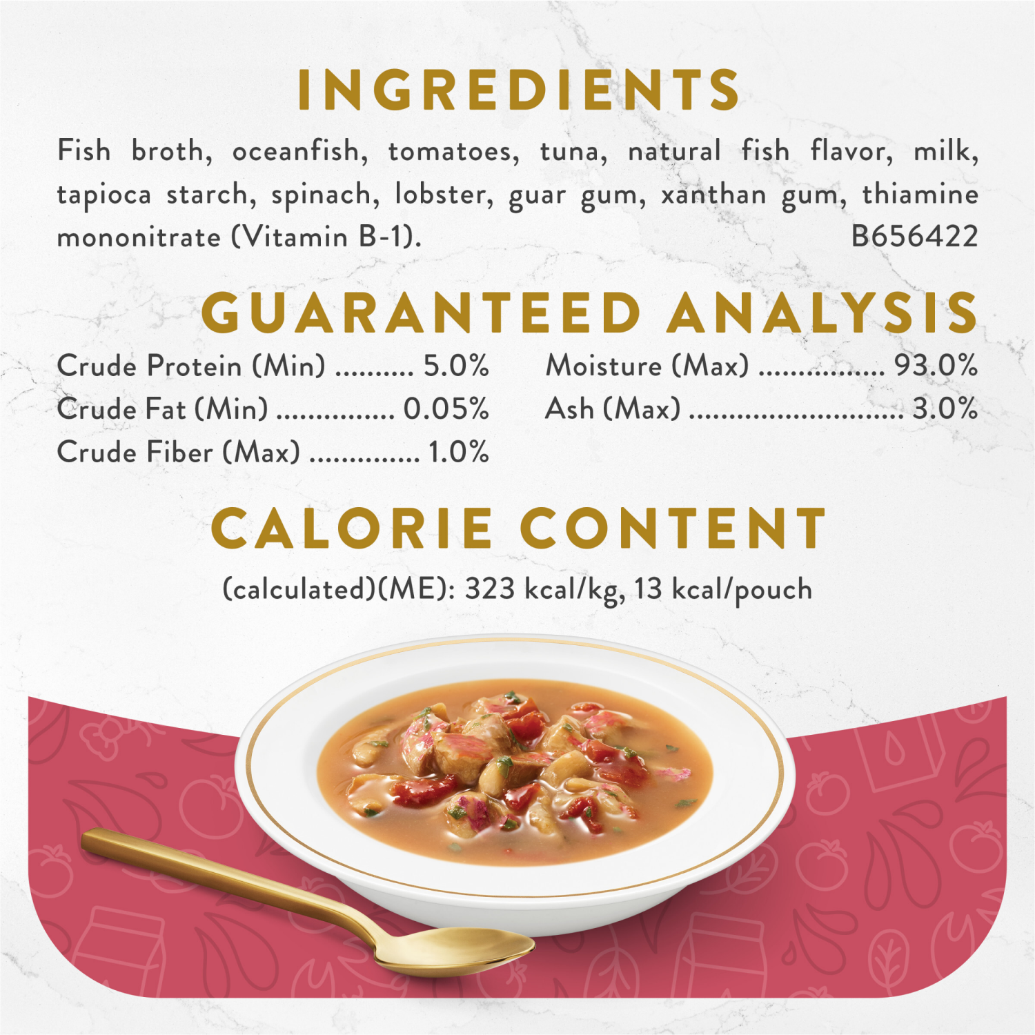 slide 3 of 5, Fancy Feast Purina Fancy Feast Lickable Wet Cat Food Broth Topper Seafood Bisque and Accents of Real Lobster - 1.4 oz. Pouch, 1.4 oz