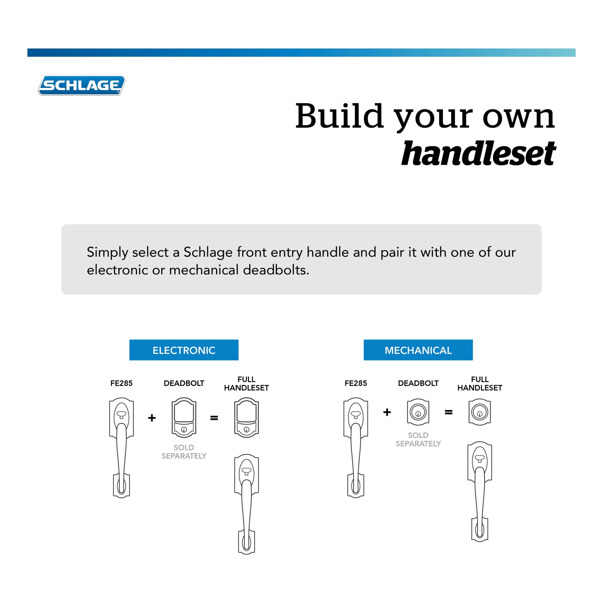 slide 6 of 6, Schlage Century Matte Black Exterior Entry Door Handleset, 1 ct