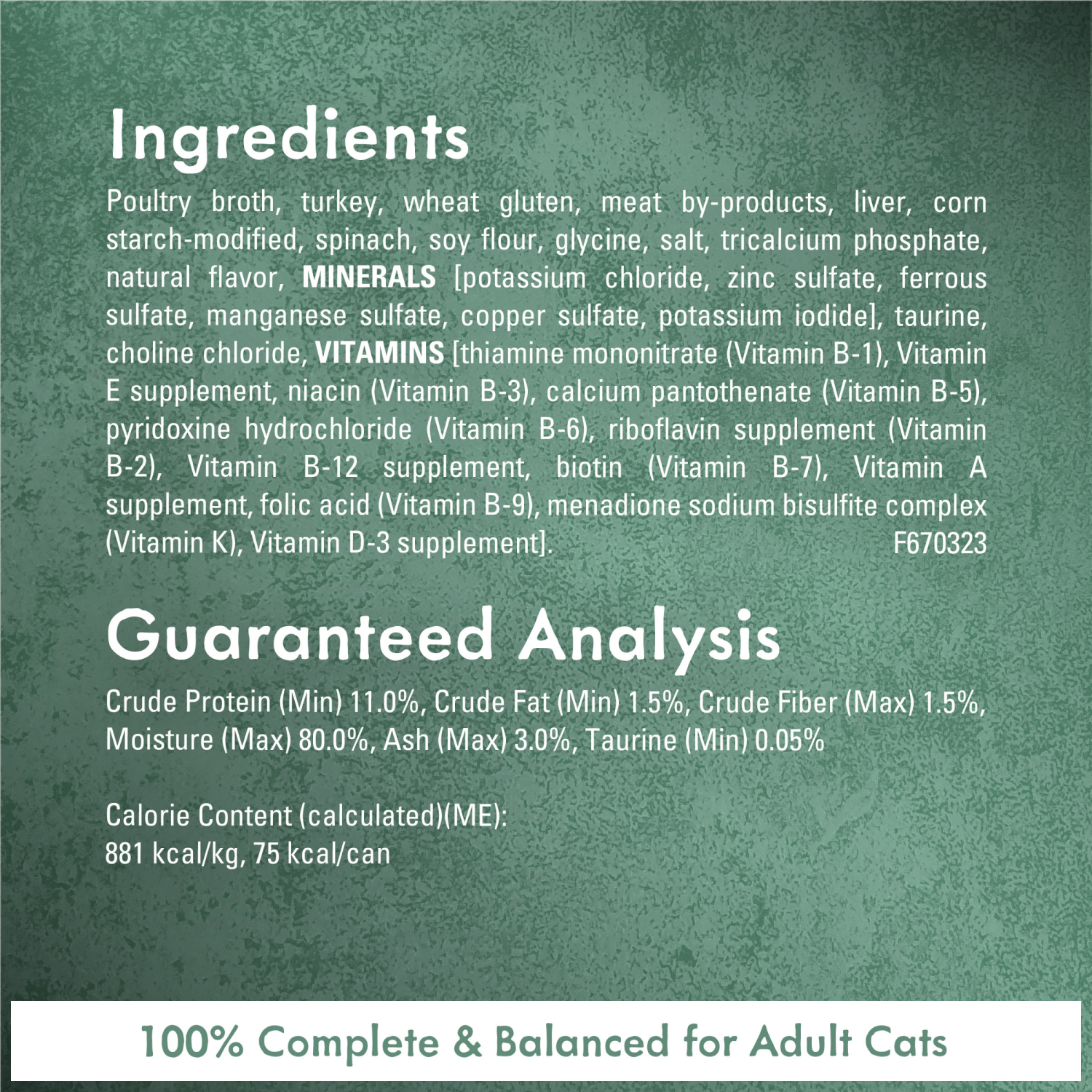 slide 2 of 8, Purina Fancy Feast Wet Cat Food Medleys Turkey Florentine With Spinach in a Light Cat Food Broth, 3 oz