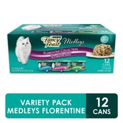 Fancy Feast Purina Fancy Feast Wet Cat Food Medleys Florentine Wet Cat Food Variety Pack - (12) 3 oz. Cans