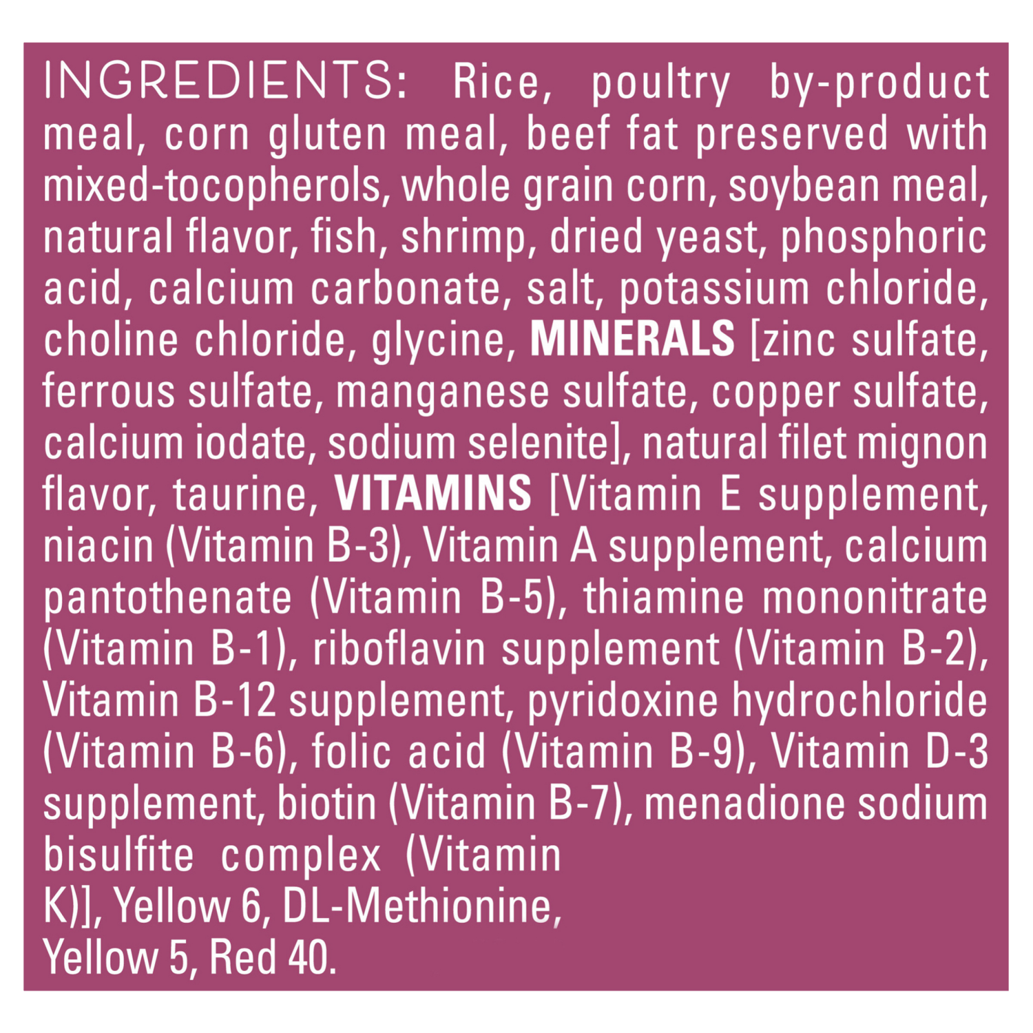 slide 4 of 5, Fancy Feast Purina Fancy Feast Dry Cat Food Filet Mignon Flavor With Seafood and Shrimp - 7 lb. Bag, 7 lb
