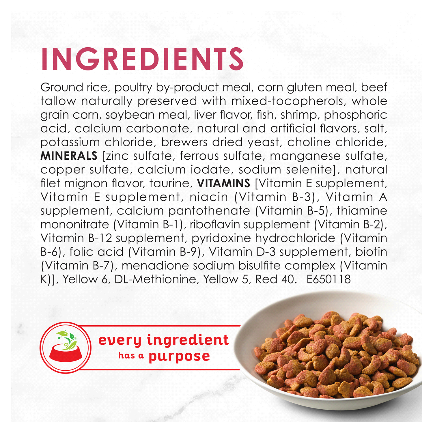 slide 4 of 5, Fancy Feast Purina Fancy Feast Dry Cat Food Filet Mignon Flavor With Seafood and Shrimp - 16 oz. Bag, 1 lb