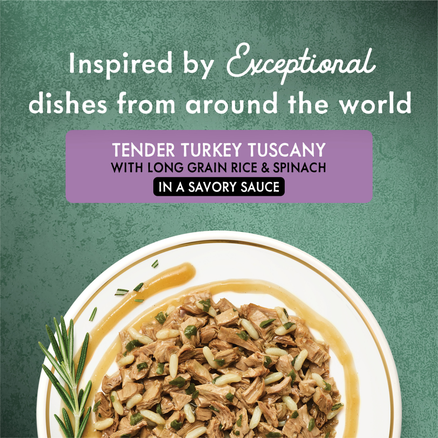 slide 2 of 7, Fancy Feast Purina Fancy Feast Medleys Tender Turkey Tuscany with Long Grain Rice and Spinach in a Savory Sauce - 3 oz. Can, 3 oz