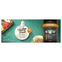 Purina Fancy Feast Medleys 12 Ct. Tuscany Wet Cat Food Variety Pack - (12) 3 oz. Cans