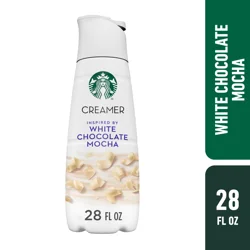 Starbucks White Chocolate Flavored Coffee Creamer, Inspired by White Chocolate Mocha