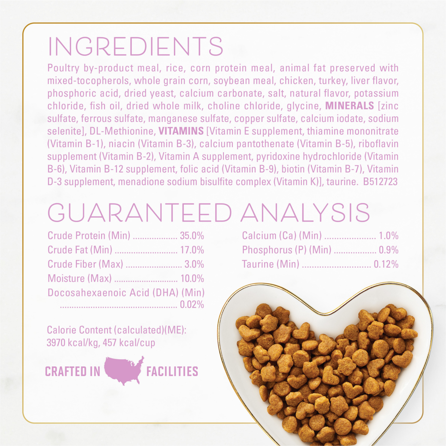 slide 5 of 8, Fancy Feast Dry Kitten Food Chicken & Turkey, 7 lb