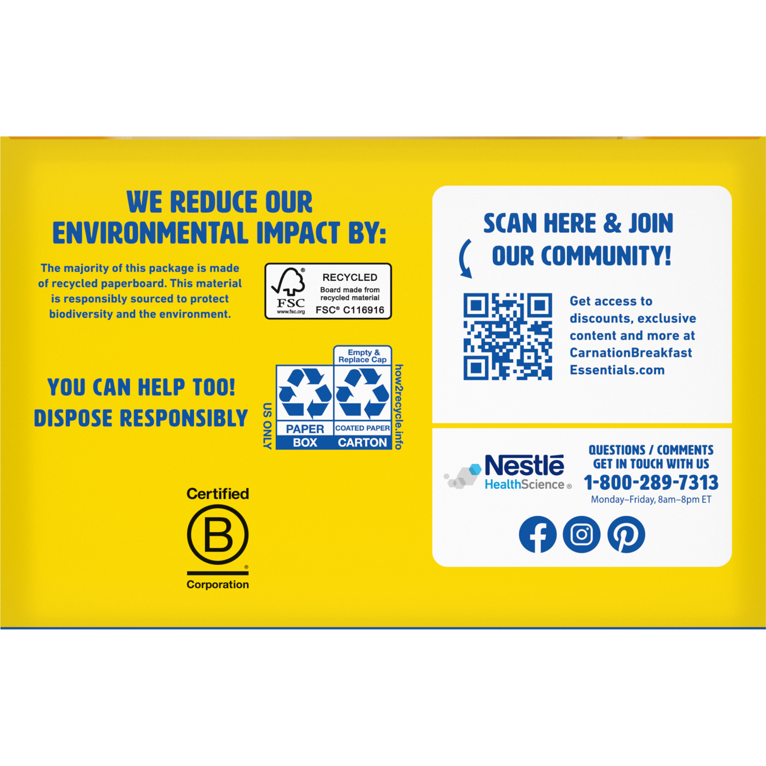 slide 3 of 6, Carnation Fruit Protein Smoothie Tropical, 48 oz