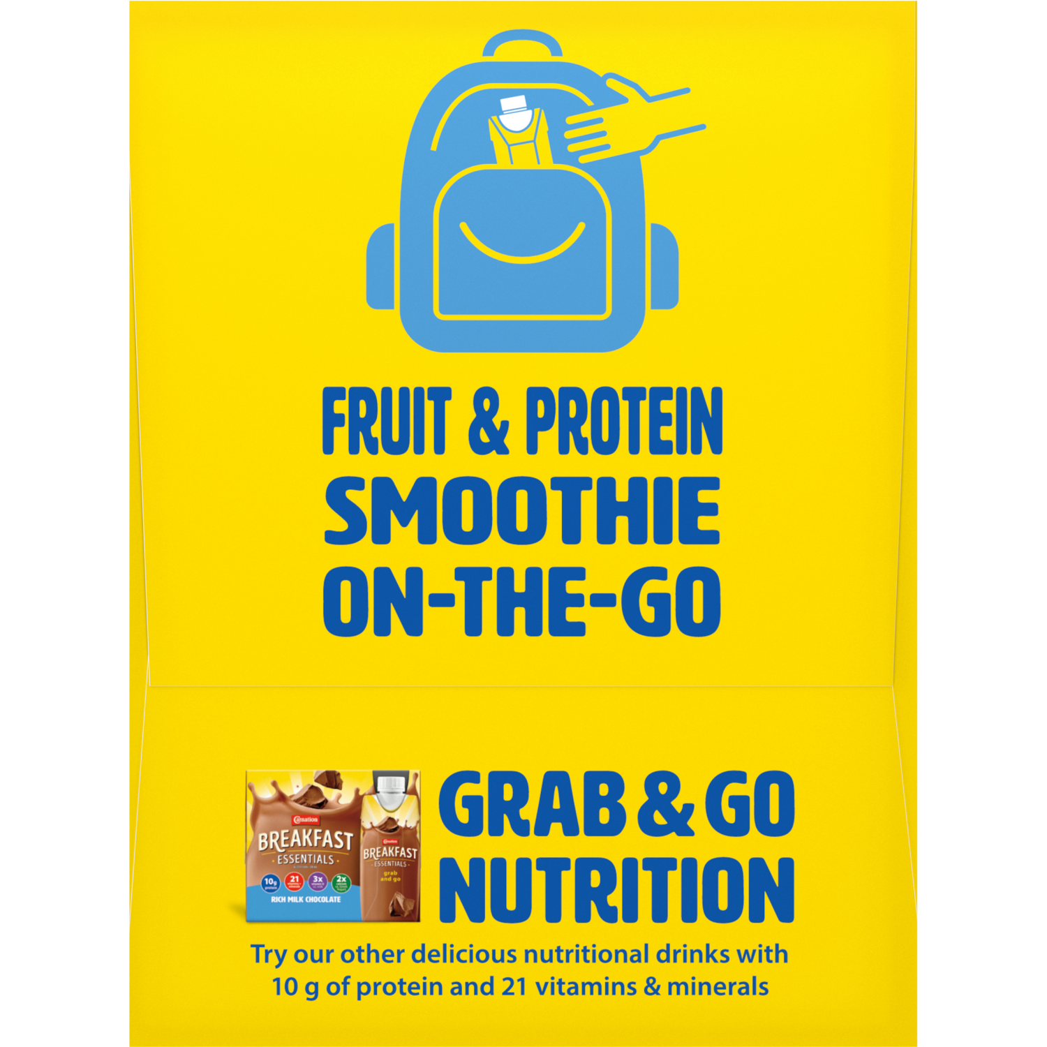 slide 5 of 6, Carnation Fruit Protein Smoothie Tropical, 48 oz