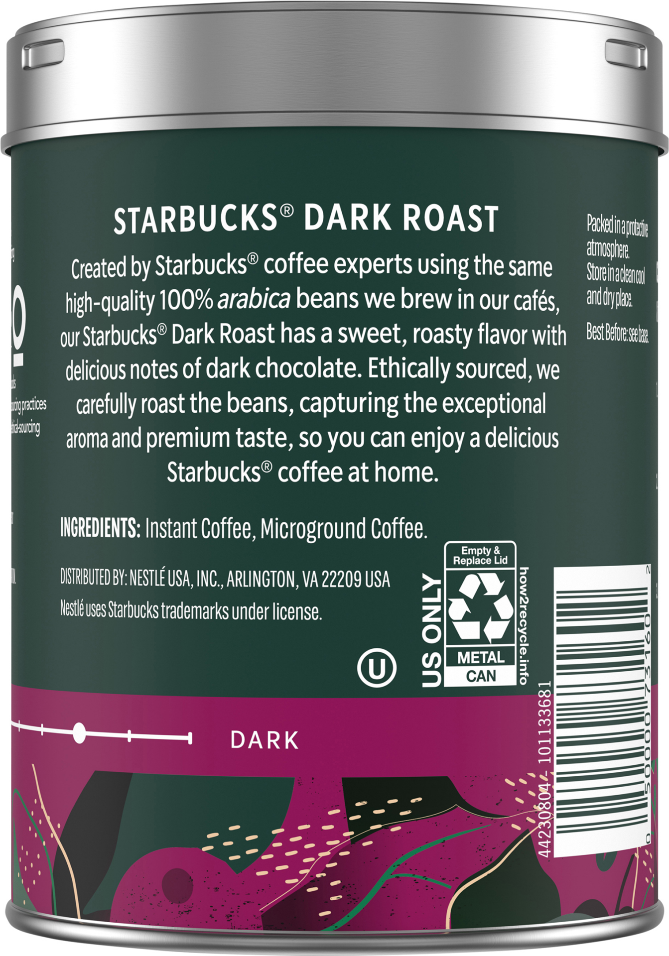 slide 3 of 3, Starbucks Premium Instant Coffee, Dark Roast, 100% Arabica Beans- 3.17 oz, 3.17 oz