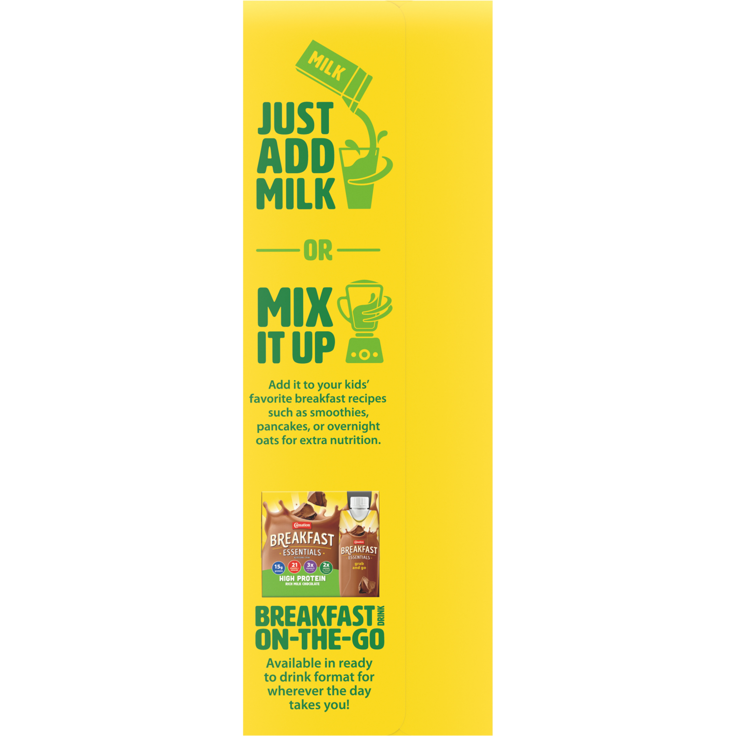 slide 4 of 6, Carnation Breakfast Essentials High Protein Rich Milk Chocolate Nutritional Drink Mix 10 ea, 10 ct