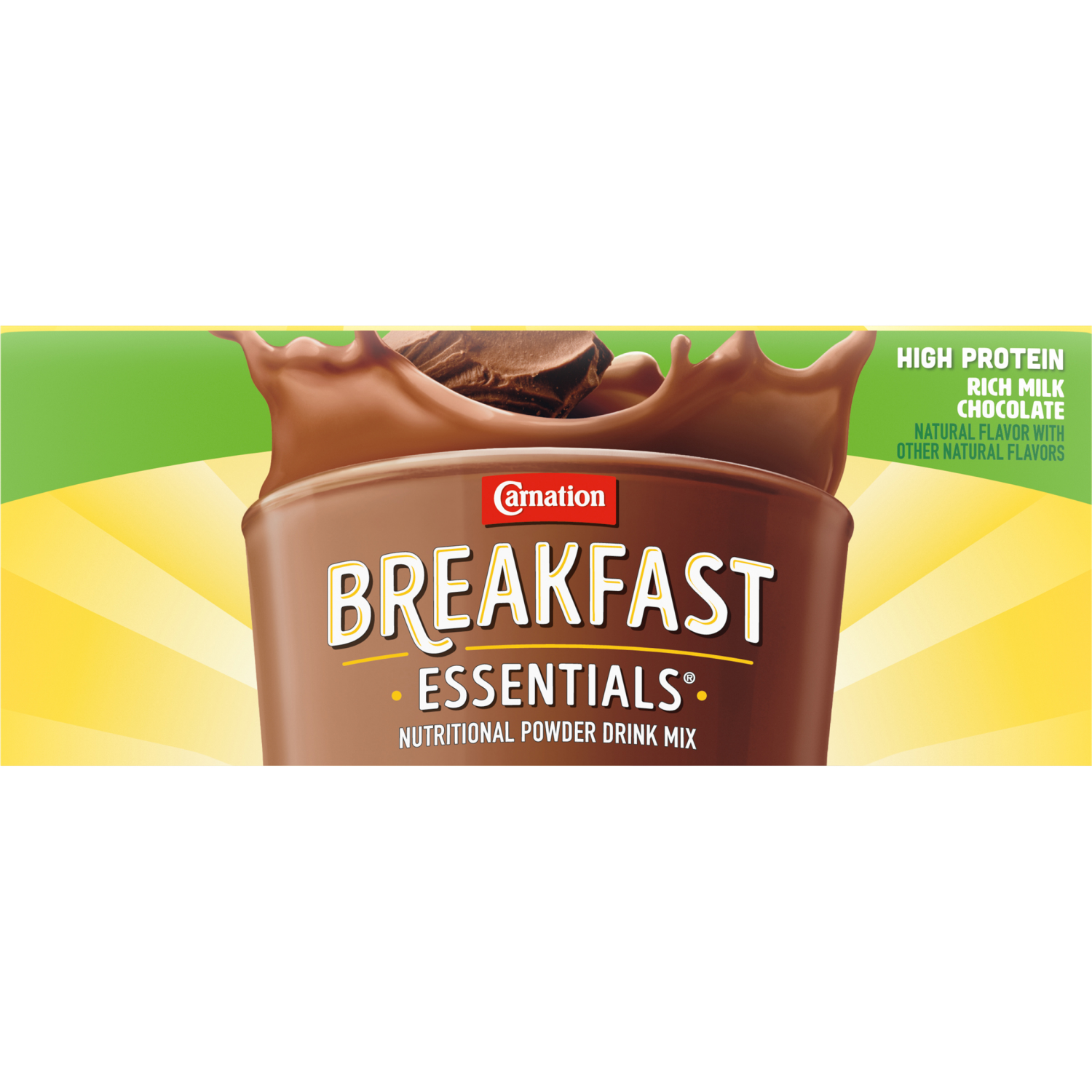 slide 6 of 6, Carnation Breakfast Essentials High Protein Rich Milk Chocolate Nutritional Drink Mix 10 ea, 10 ct