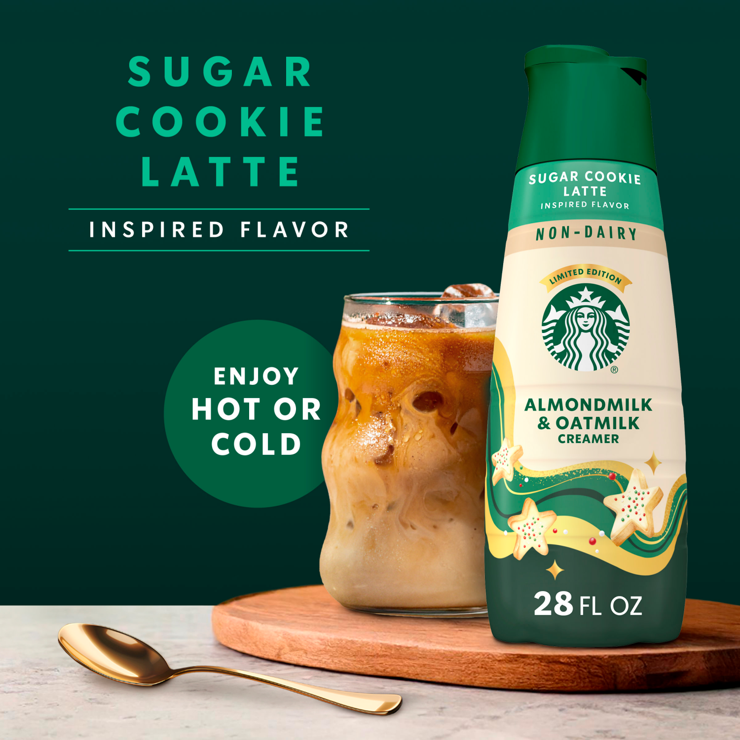 slide 7 of 8, Starbucks Almond & Oat Sugar Cookie- 28 oz, 28 oz