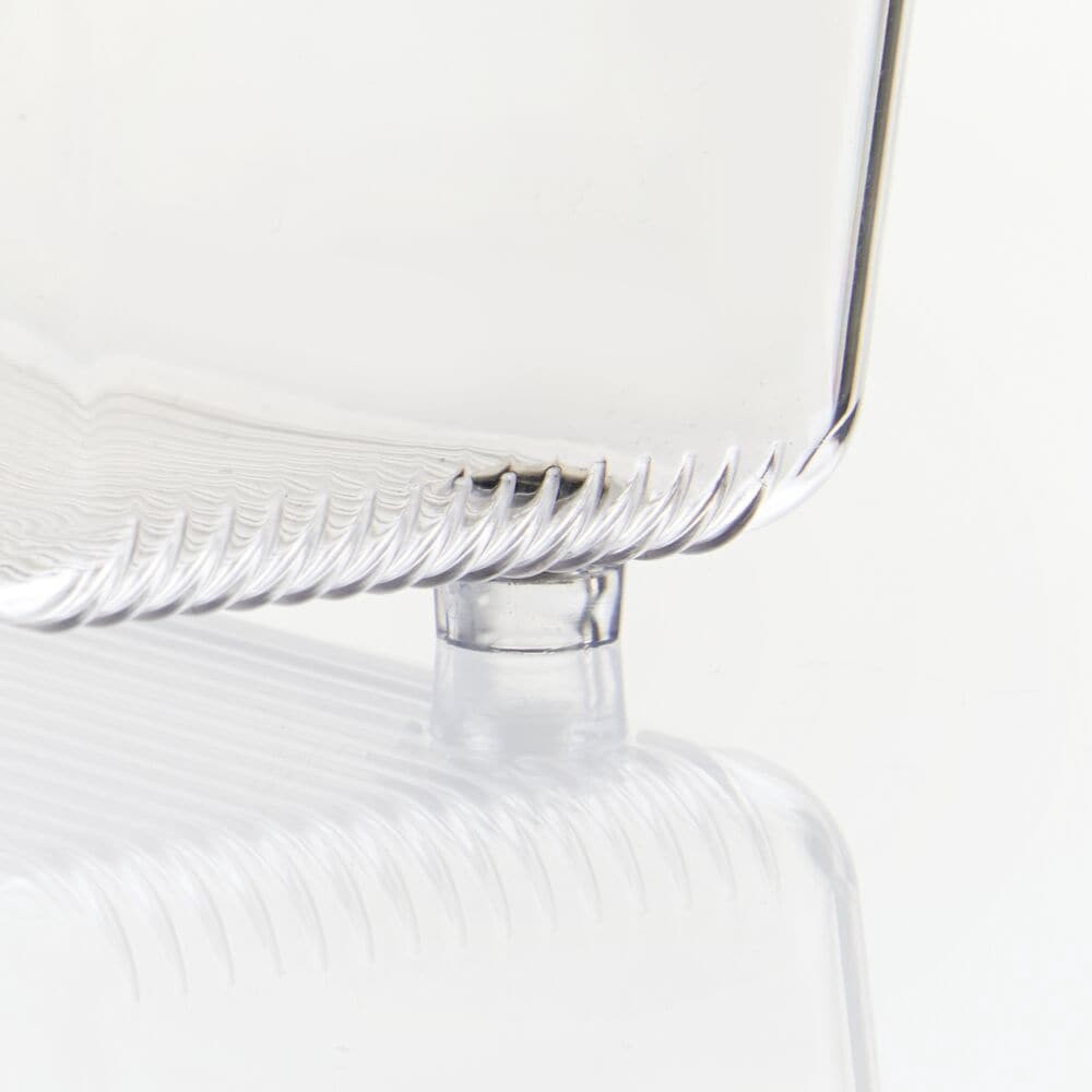 slide 3 of 6, iDesign 12-in x 6-in Clear Plastic Drawer Organizer, 1 ct