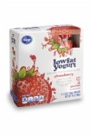 slide 1 of 11, Kroger Strawberry Yogurt Pouches - 4 ct; 3.5 oz, 4 ct; 3.5 oz