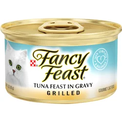 Fancy Feast Grilled Wet Cat Food Tuna Feast in Wet Cat Food Gravy - 3 oz. Can