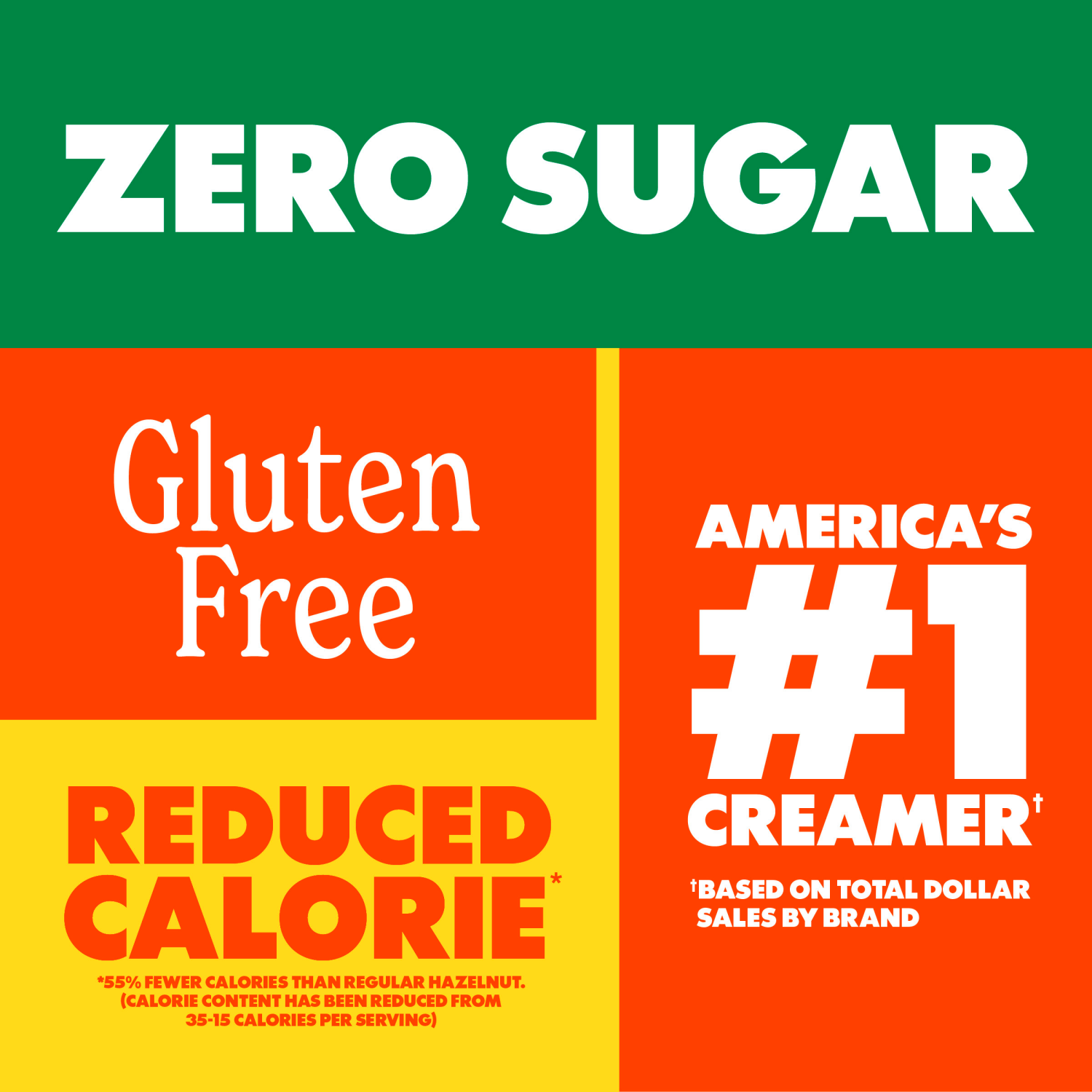 slide 2 of 5, Coffee mate Hazelnut Sugar Free Liquid Coffee Creamer 32 fl oz., 32 fl oz