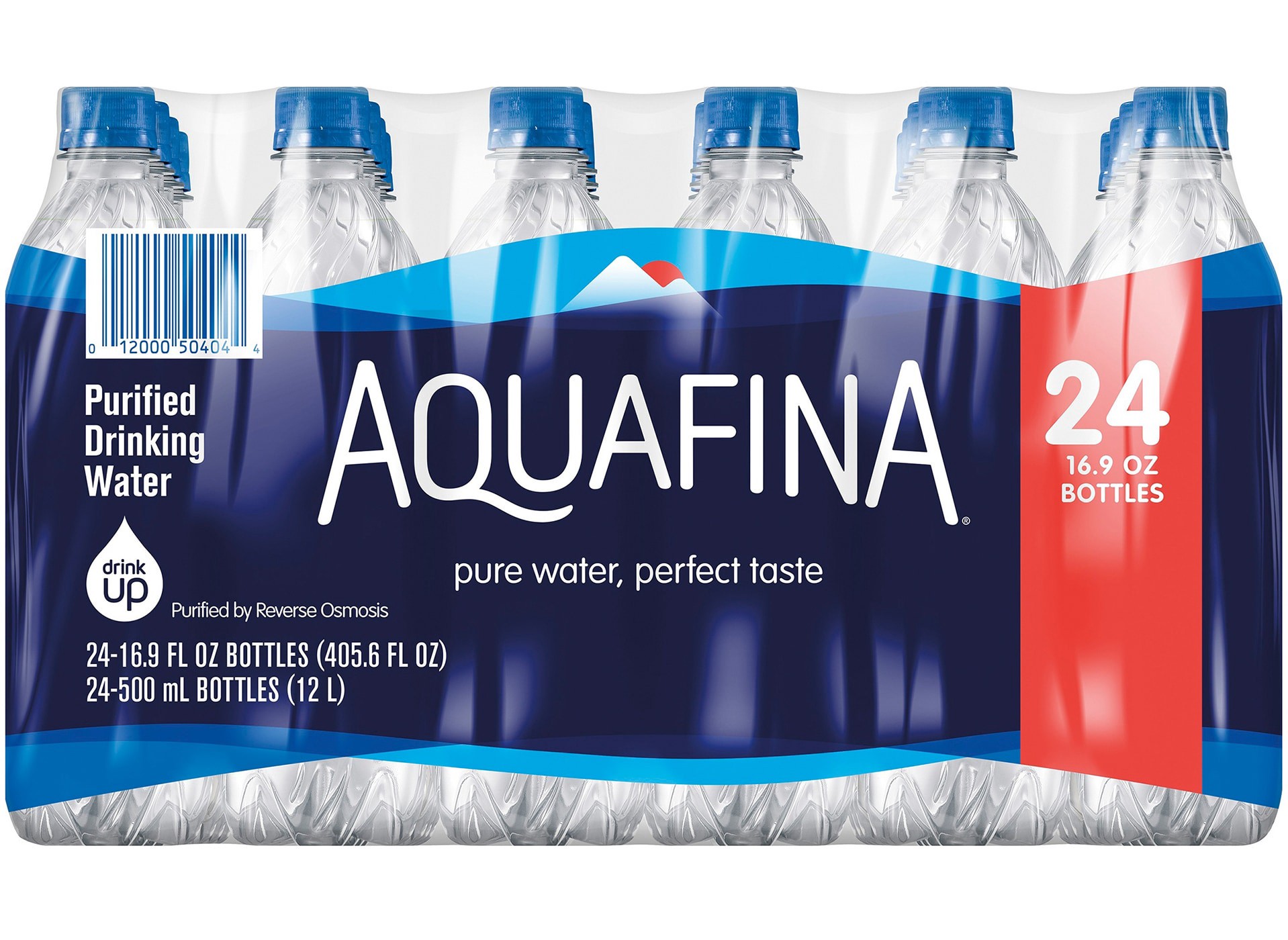 slide 1 of 2, Aquafina 24 -Pack 16.9-fl oz Purified Bottled Water, 1 ct