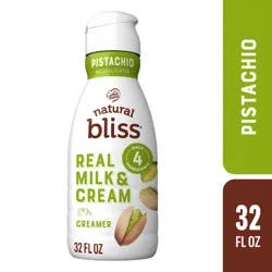 Coffee-Mate Coffee mate Natural Bliss Pistachio Flavored Coffee Creamer, Real Milk, Coffee Creamer
