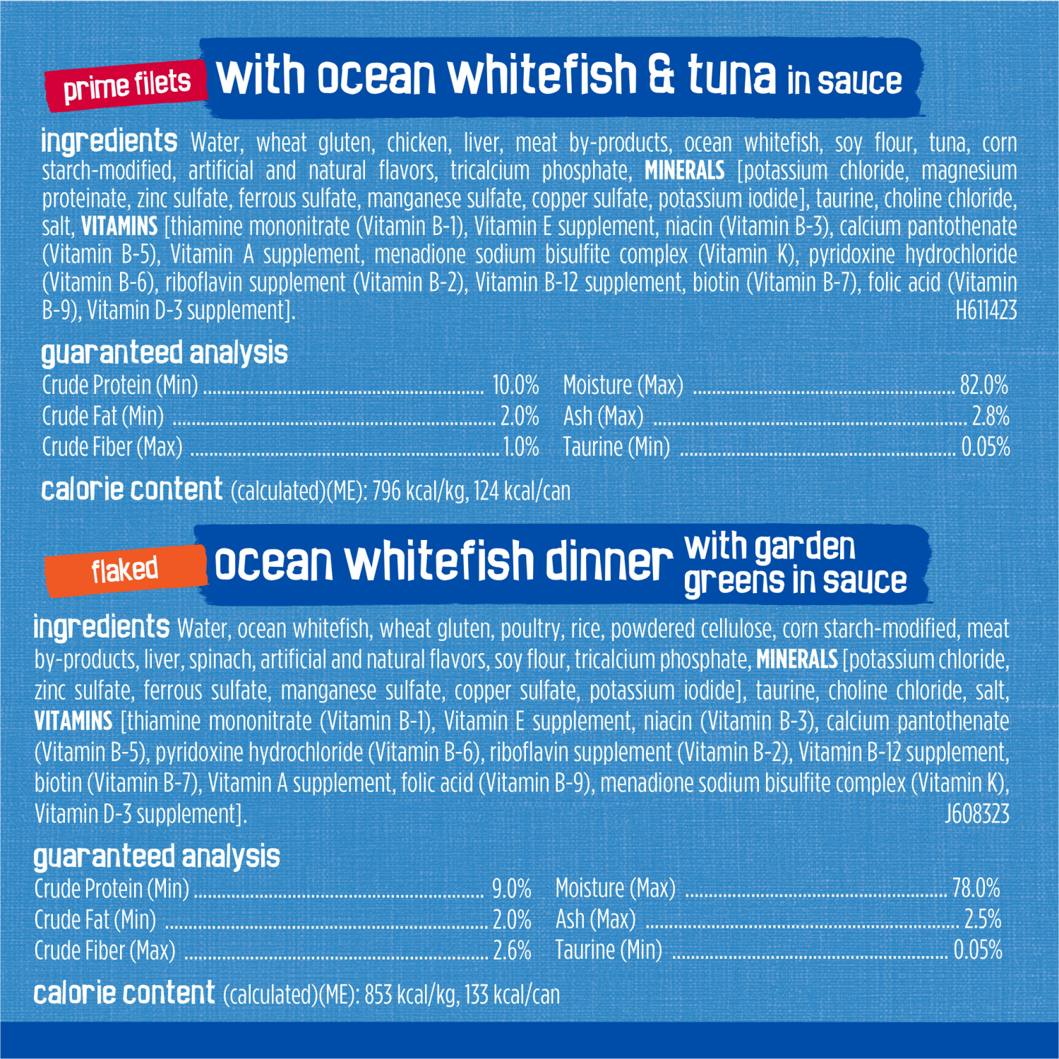 slide 8 of 8, Friskies Purina Friskies Wet Cat Food Variety Pack, Oceans of Delight Flaked and Prime Filets - (40) 5.5 oz. Cans, 40 ct