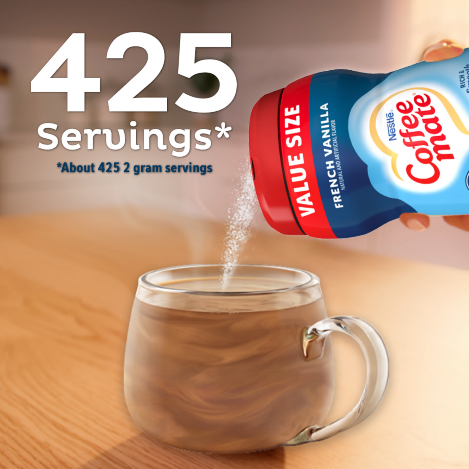 slide 2 of 5, Nestlé French Vanilla Powder Coffee Creamer 30 oz., 30 oz