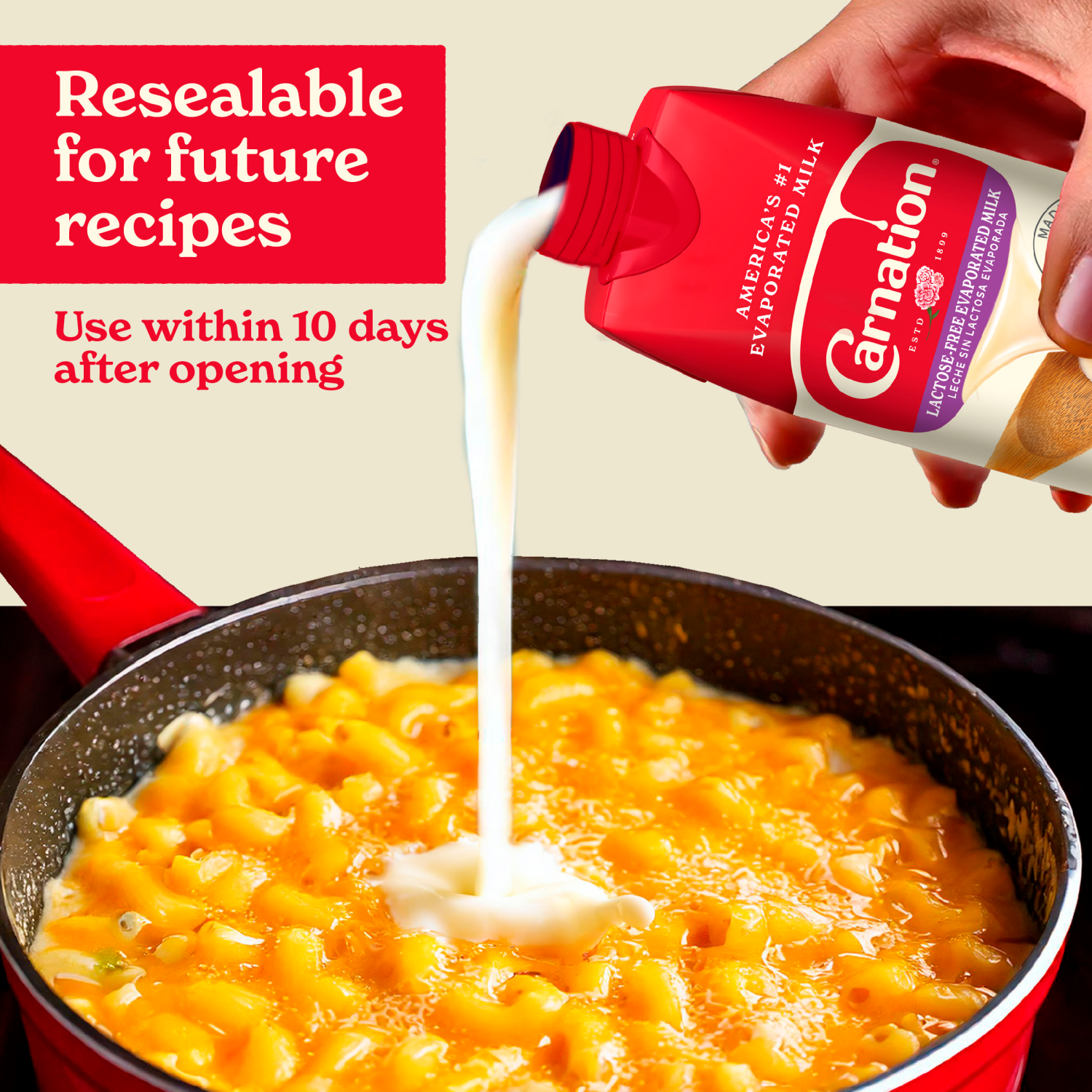 slide 4 of 8, Carnation Nestle Carnation Lactose Free Evaporated Milk, Vitamin D Added, 11 fl oz