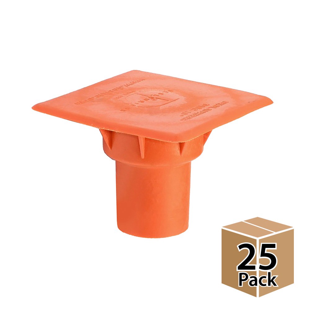 slide 1 of 5, PROWORX 25 -Pack #3 to #7 Plastic Rebar Safety Cap, 1 ct