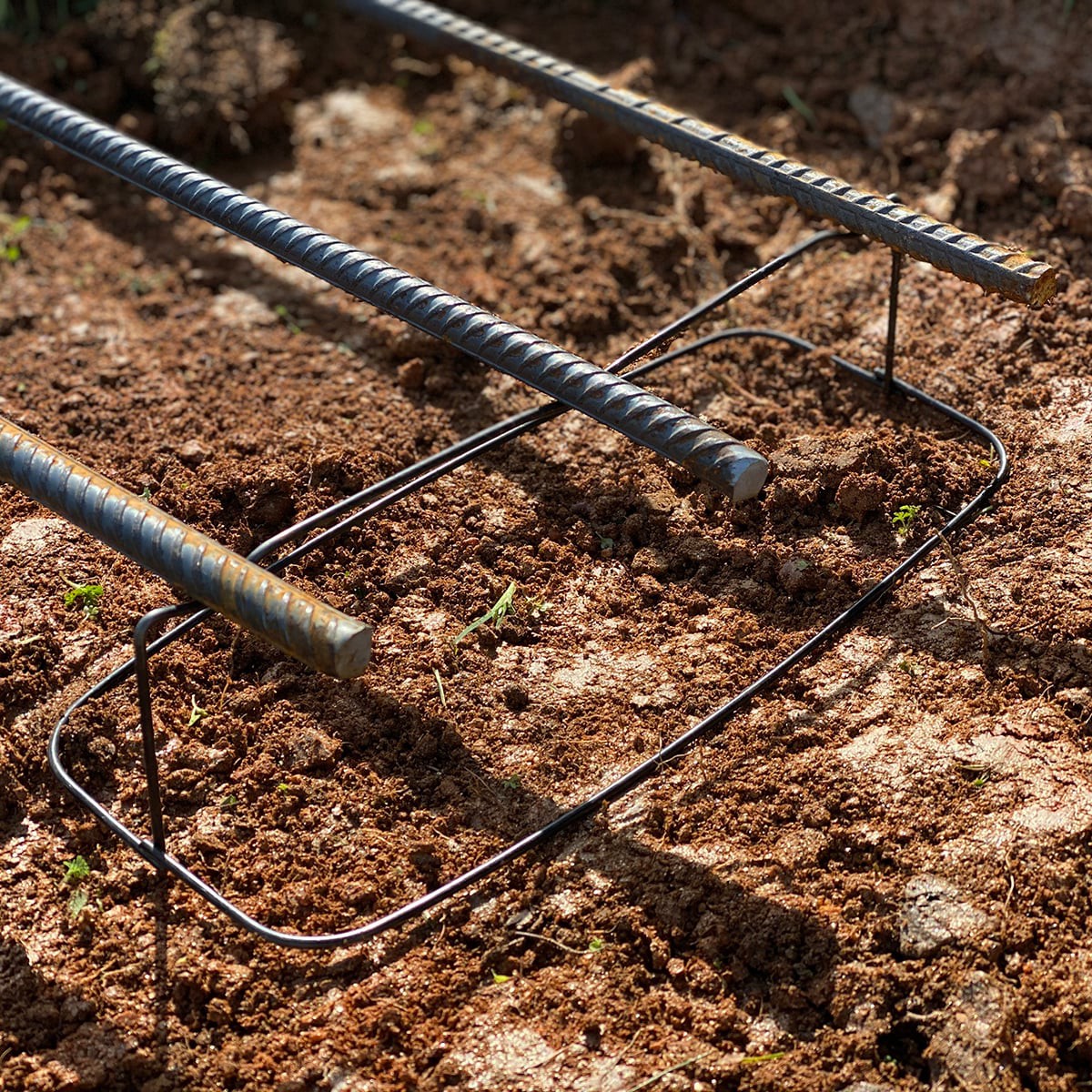 slide 2 of 4, PROWORX 11.81-in x 5.12-in x 3.35-in 50 -Pack Steel Rebar chair, 1 ct