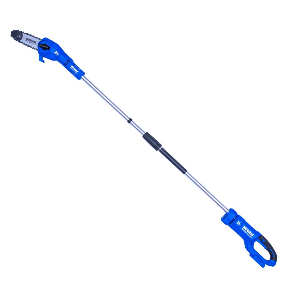 slide 5 of 6, Kobalt 24-volt 8-in 2 Ah Pole Saw Battery Included , Charger Included, 1 ct