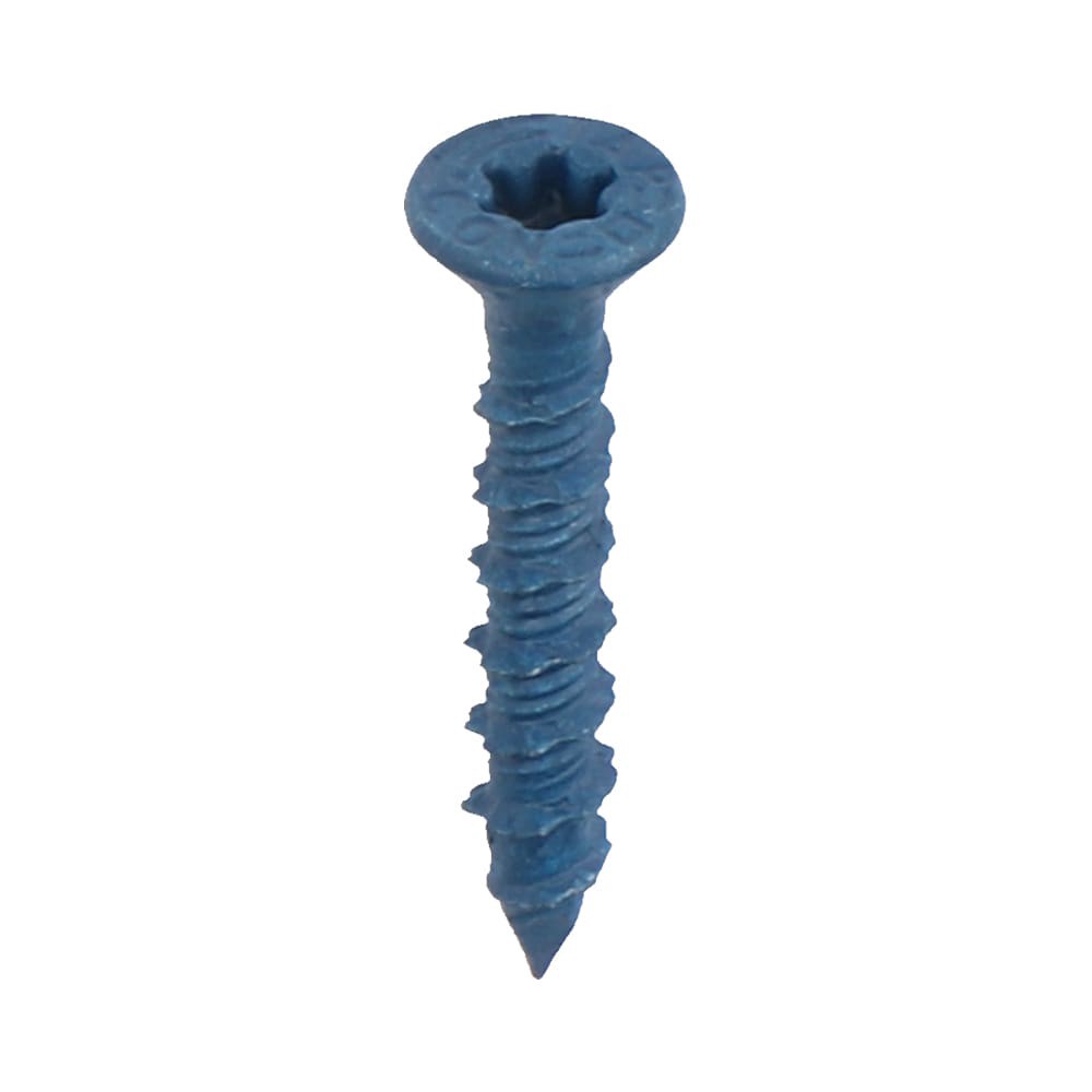 slide 2 of 6, Tapcon 3/16-in x 1-1/4-in Concrete Screw Anchors 25-Pack, 1 ct