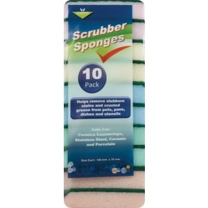 slide 1 of 1, Eagle Brand Scrubber Sponges, 10 ct