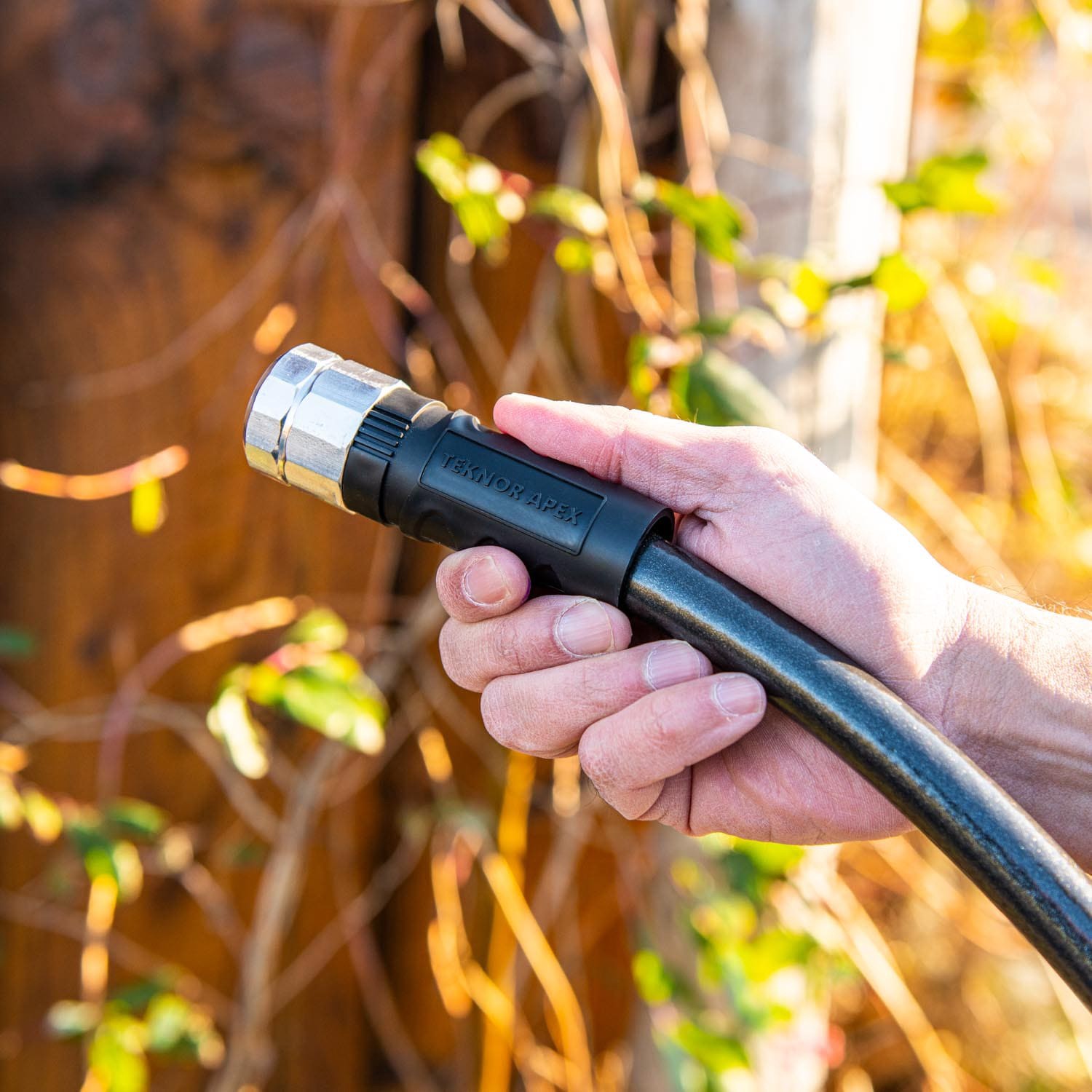 slide 6 of 6, NeverKink Teknor Apex 5/8-in x 75-ft Heavy -Duty Kink Free Vinyl Gray Coiled Hose, 1 ct