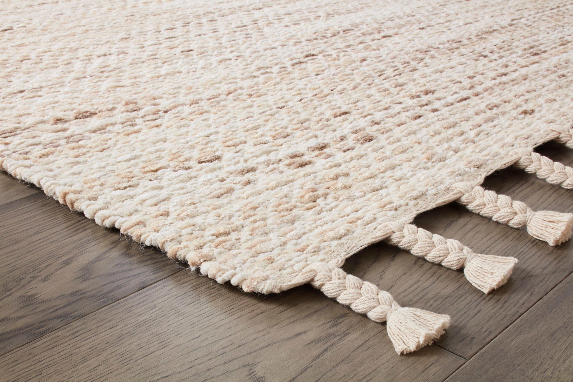 slide 4 of 6, allen + roth Selena 2 x 7 (ft) Loomed Natural Linen Rectangular Indoor Farmhouse/Cottage Runner rug, 1 ct