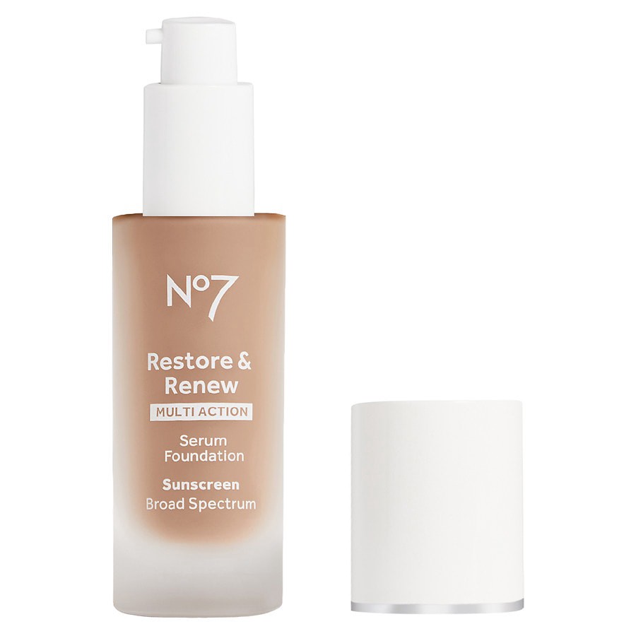 slide 2 of 4, No7 Restore & Renew Serum Foundation - Beige, 1 oz