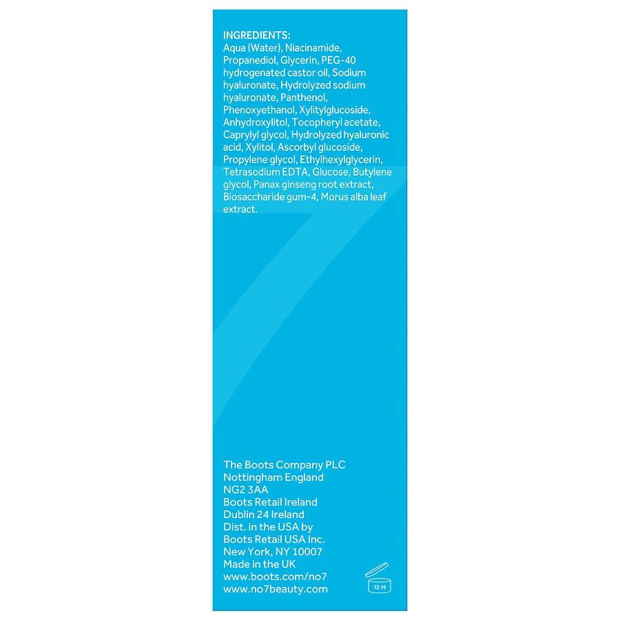 slide 3 of 5, No7 HydraLuminous+ 2% Hyaluronic Acid Serum, 1 fl oz